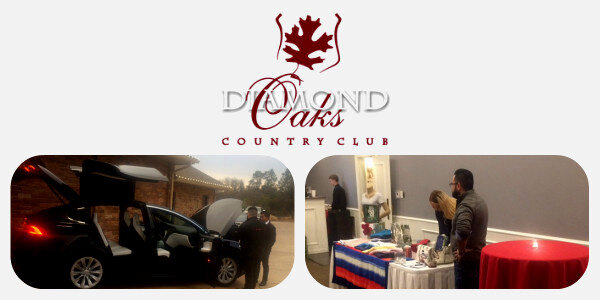 A Cocktail Party with Tesla and Tommy Bahama at Diamond Oaks Country Club